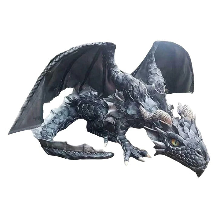 Crouching Dragon Guardian Figurine