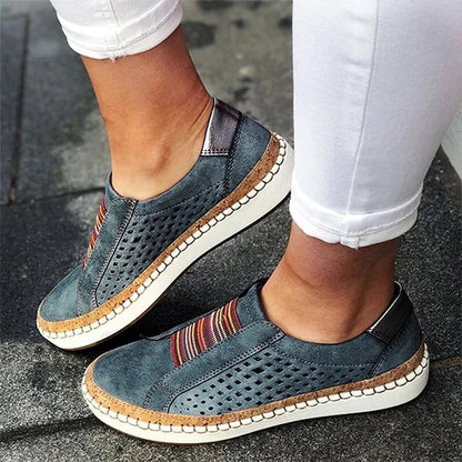 Comfortable Breathable Sneakers for Women with Flat Sole Support