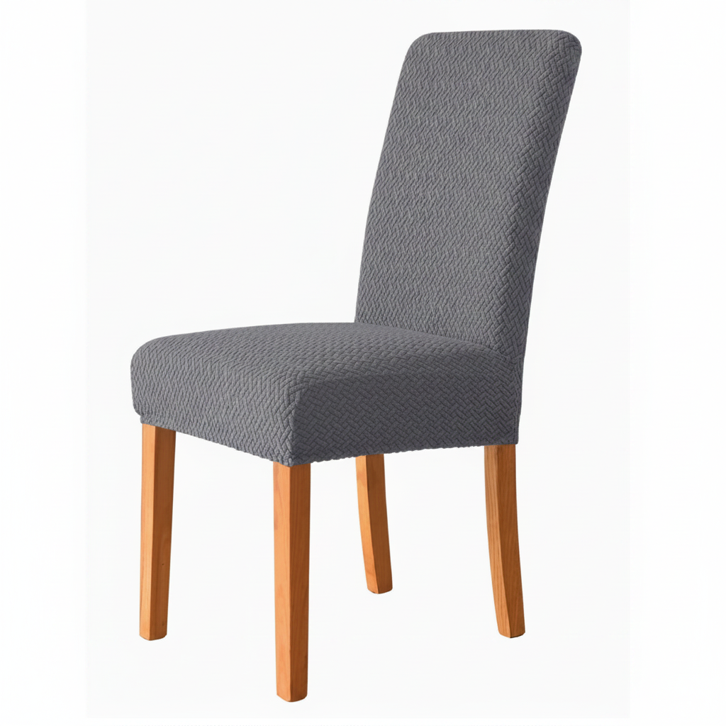 Elegant Dining Chair Covers in Stretch Velvet for Stylish Interiors