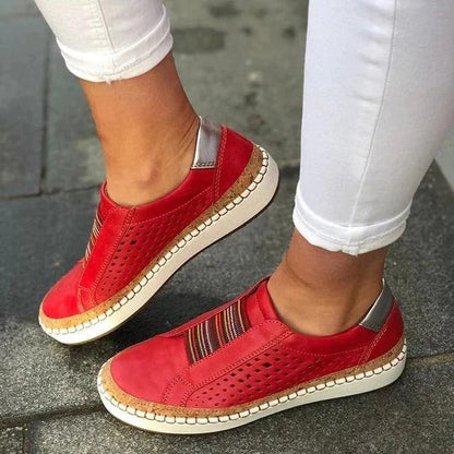 Comfortable Breathable Sneakers for Women with Flat Sole Support