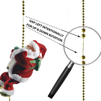 Interactive Musical Climbing Decoration Toy for Christmas