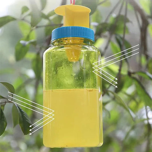 Eco-Friendly Reusable Bottle for Catching Fruit Flies