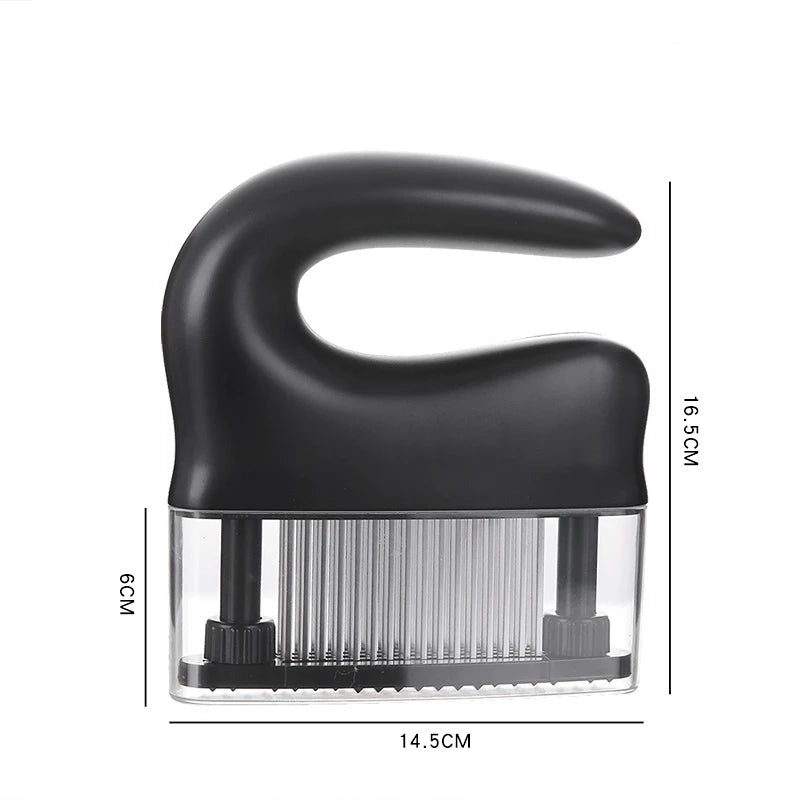 Meat Tenderizer with 48 Blades – Stainless Steel Meat Pounder