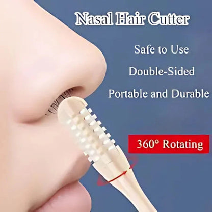 360° Rotating Nose Trimmer – Compact Grooming Tool for Men and Women