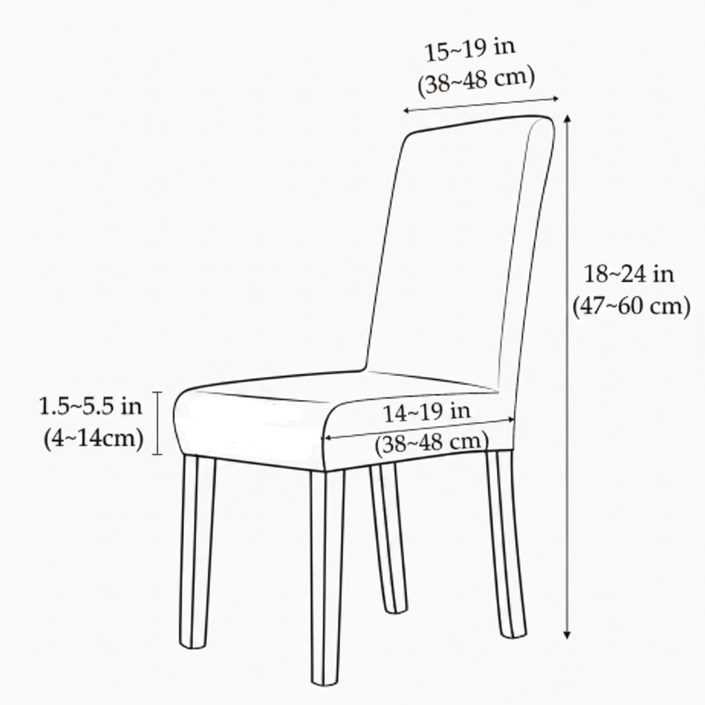 Elegant Dining Chair Covers in Stretch Velvet for Stylish Interiors