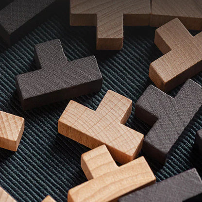 3D Wooden Brain Teaser Puzzle for Mind Challenges