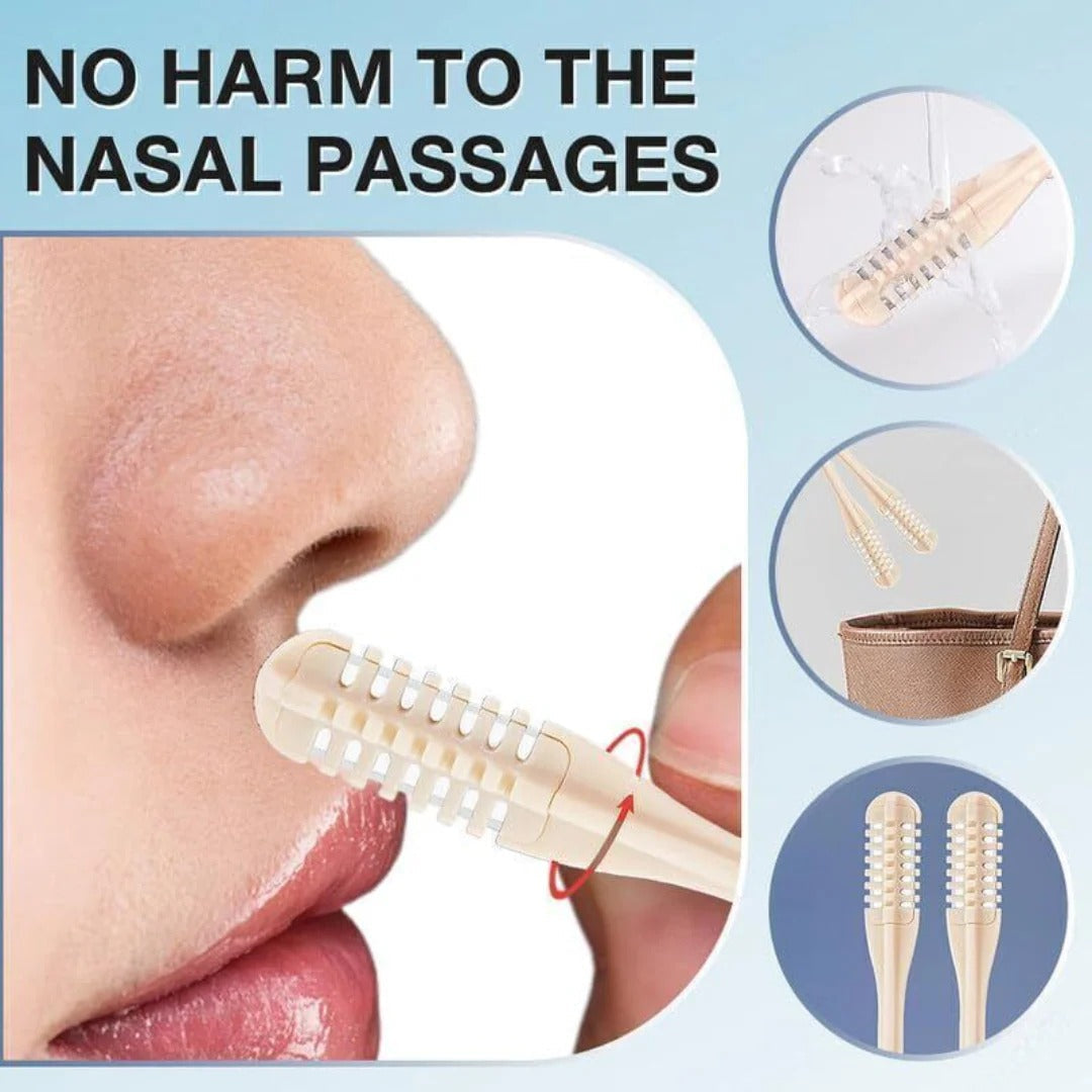 360° Rotating Nose Trimmer – Compact Grooming Tool for Men and Women