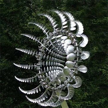 Anti-Rust Kinetic Metal Wind Spinners - Decorative Windmill