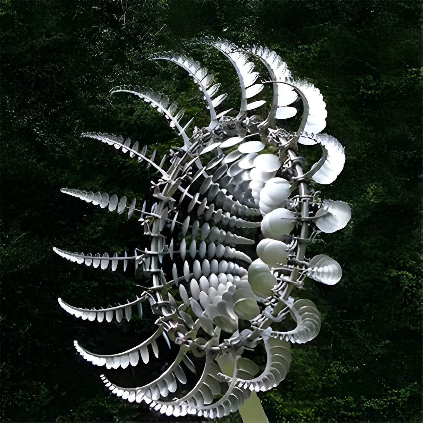 Kinetic Garden Wind Spinner Decoration with Dual Motion for Outdoors
