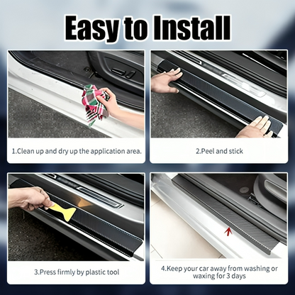 Buy One Get One Free | Carbon Fiber Door Protection Stickers
