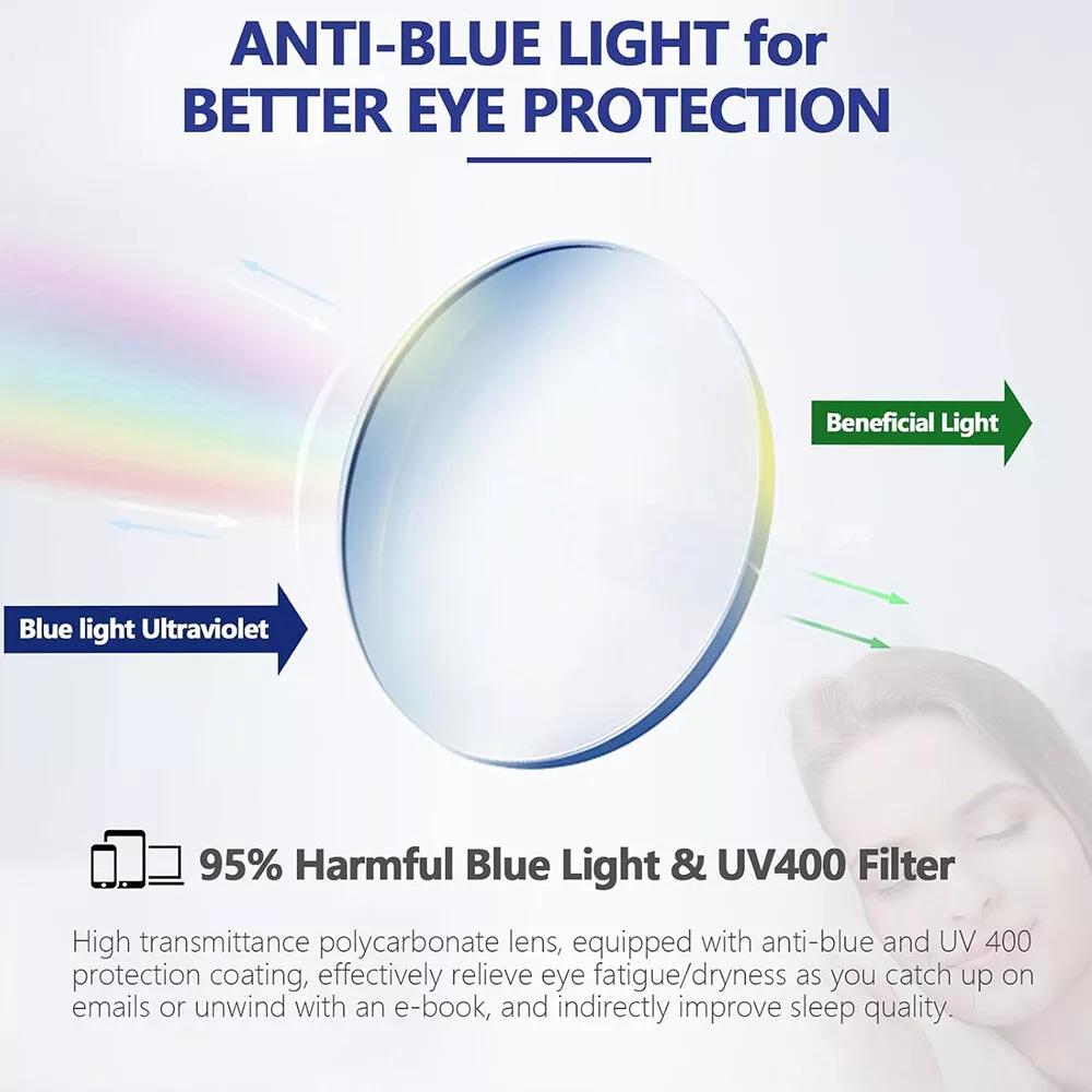 Blue Light Blocking Glasses for Eye Protection