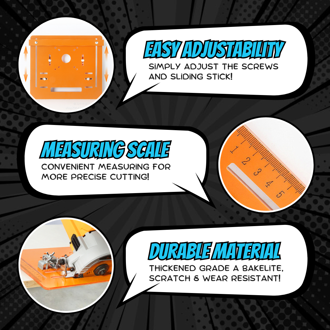 Precision Cutter with Adjustable Base Plate for Accurate and Effortless Cuts