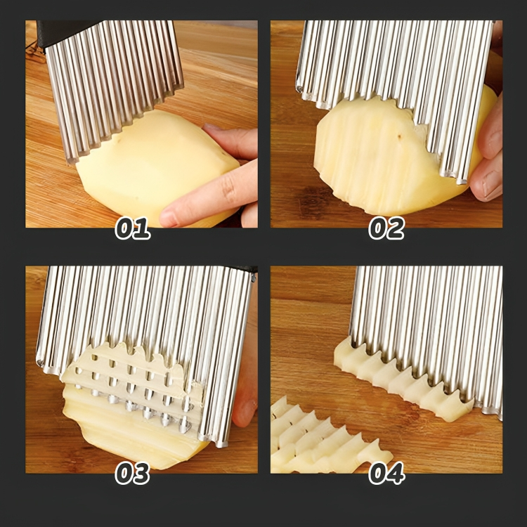 50% OFF | Stainless Steel Wave Shaped Kitchen Slicer [Last Day Sale]
