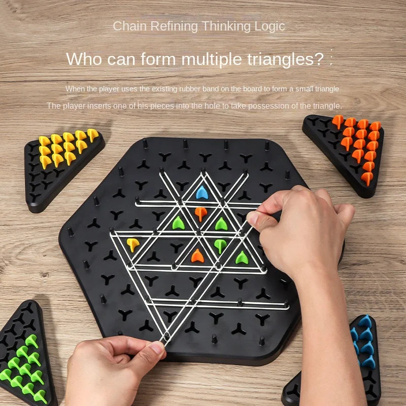 Portable Elastic Chess Game for Family Fun