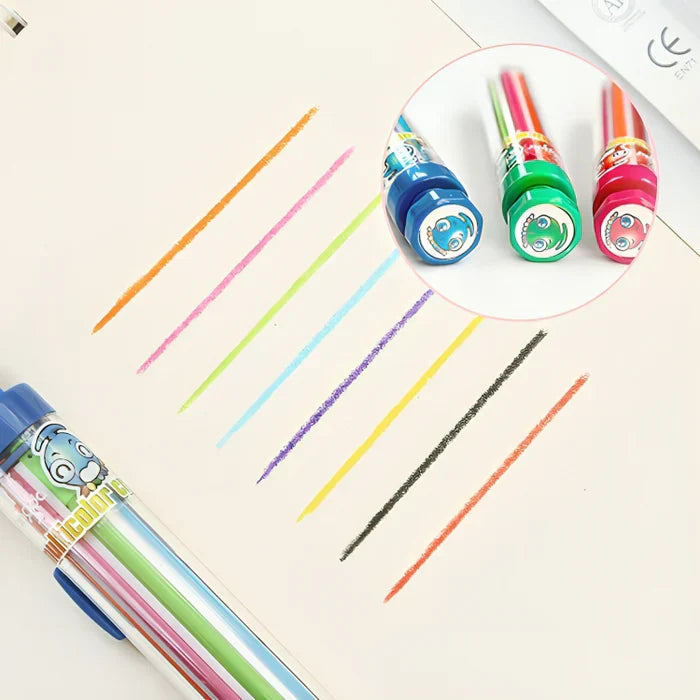 Buy One Get One Free | 8-in-1 Multicolor Pen for Creative Projects
