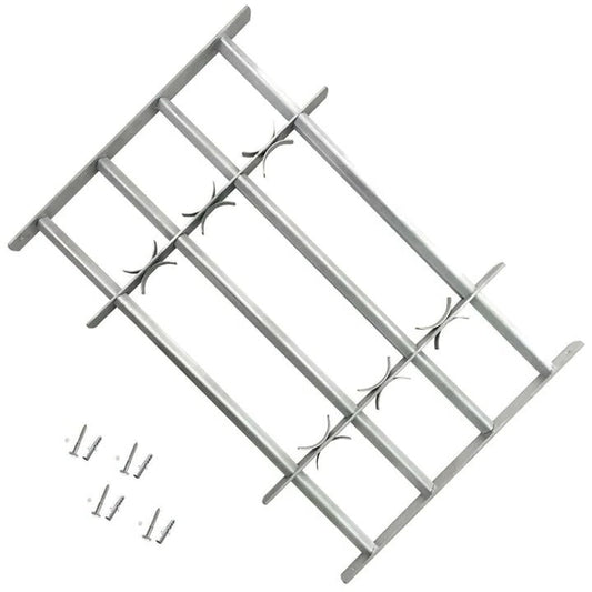 Adjustable Window Safety Grille with Three Crossbars