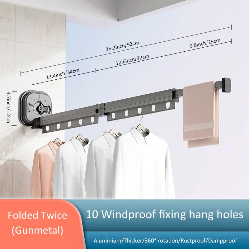 Easy Assembly Clothes Drying Rack - SpaceSaver Design