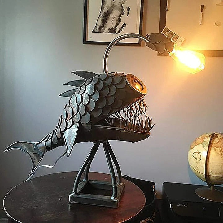 Anglerfish Shaped Lamp for Unique Home Decor