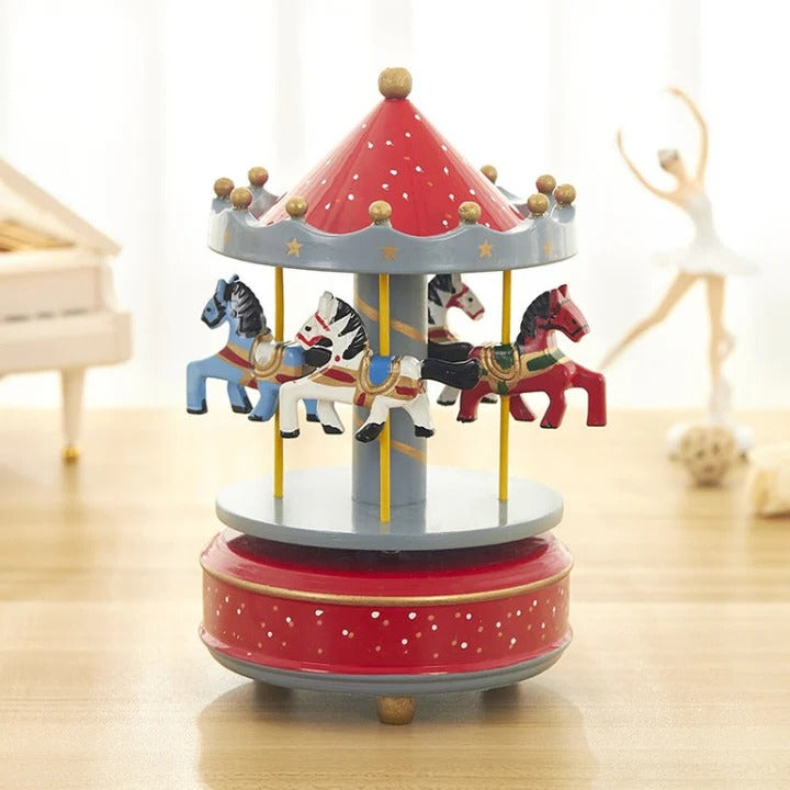 Sky City Musical Carousel Box