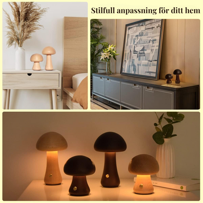 Portable Rechargeable Mushroom Light for Cozy Ambiance