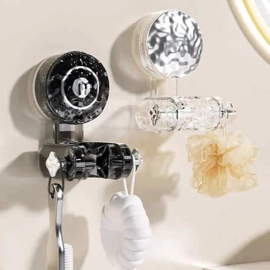 Adjustable Shower Head with Wall-Mounted Holder for Flexibility