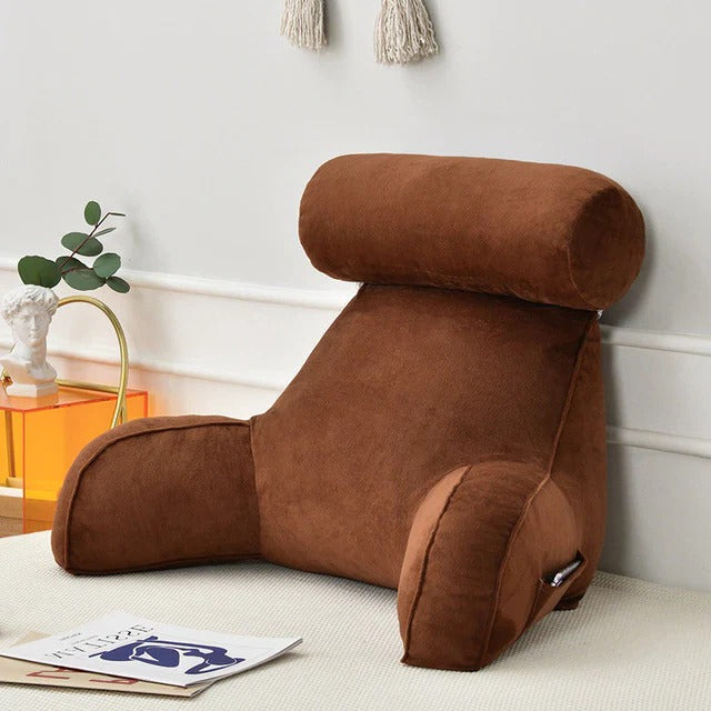 Armed Reading Pillow for Bed Support