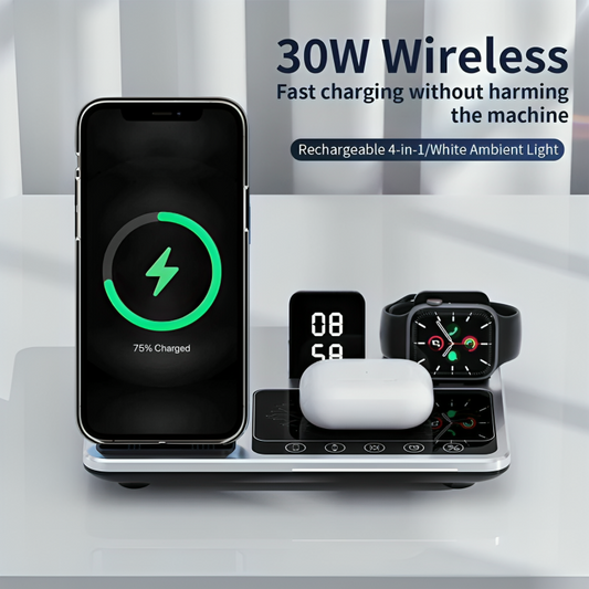 50% OFF | 4-in-1 Wireless Charger - Multi-Function Device