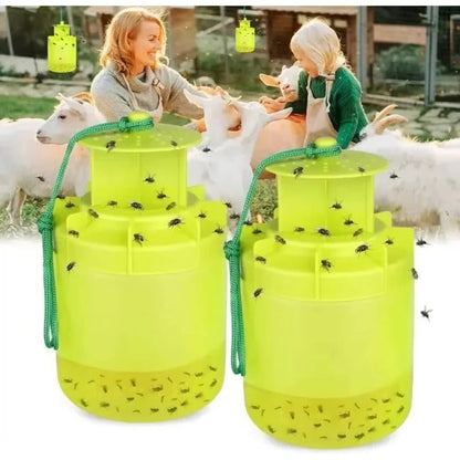 Durable Outdoor Fly Trap – Reusable Heavy-Duty Design