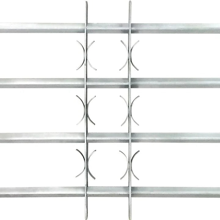 Adjustable Window Safety Grille with Three Crossbars