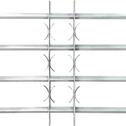 Adjustable Window Safety Grille with Three Crossbars