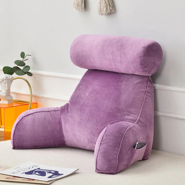 Armed Reading Pillow for Bed Support