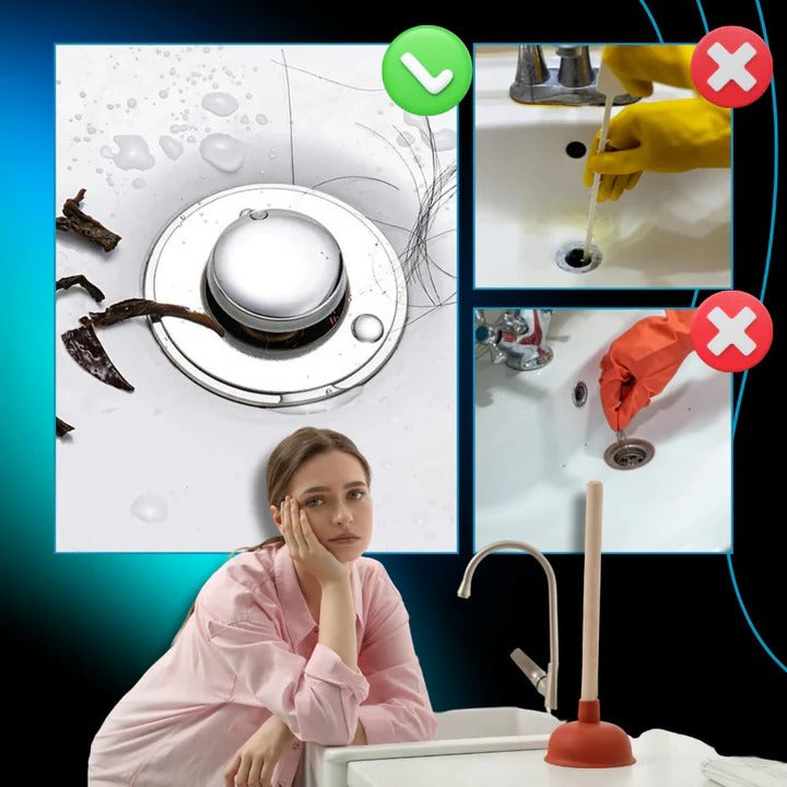 Pop-Up Sink Stopper for Odor Control and Isolation