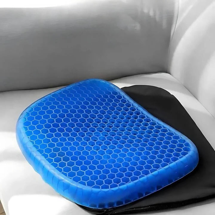Honeycomb Gel Cushion for Pressure Relief - Ideal for Office Chairs, Cars, Wheelchairs