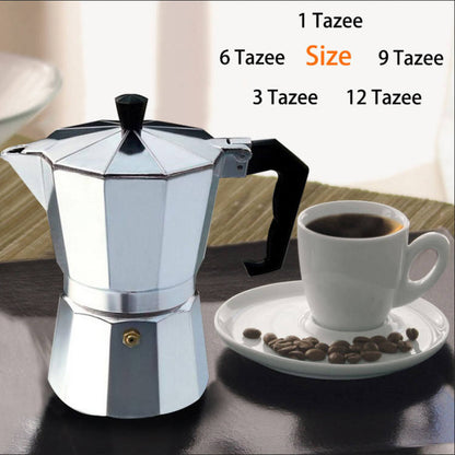 12-Cup Moka Pot – Classic Italian Espresso Maker for Stovetop