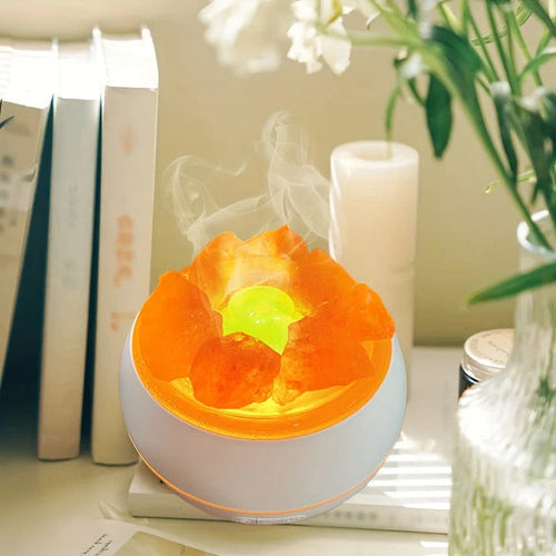 Essential Oil Diffuser with 3-in-1 Salt Lamp Functionality