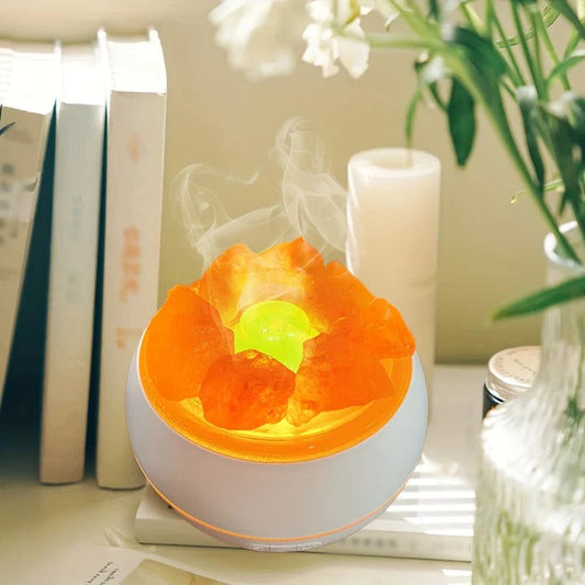 Essential Oil Diffuser with 3-in-1 Salt Lamp Functionality