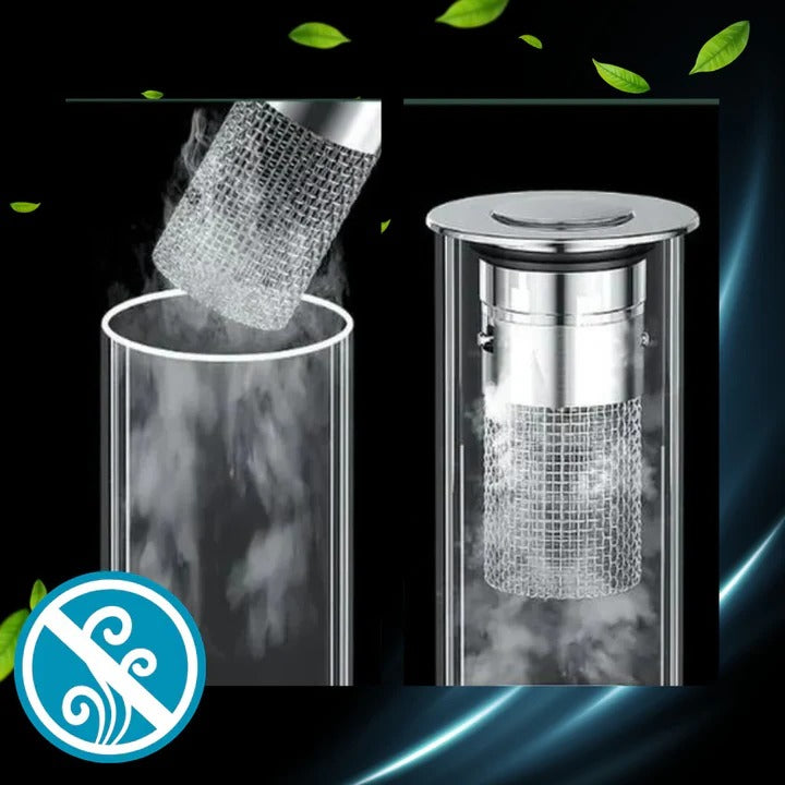 Pop-Up Sink Stopper for Odor Control and Isolation