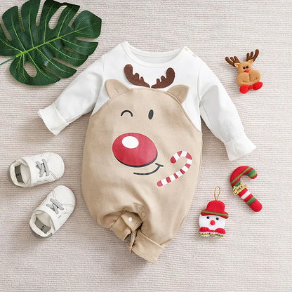 Cotton Christmas Costume for Babies – Soft Holiday Outfit