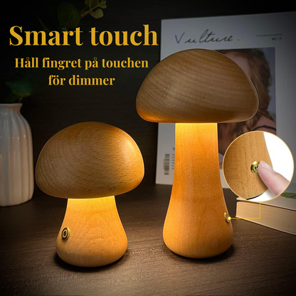 Portable Rechargeable Mushroom Light for Cozy Ambiance