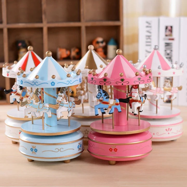 Sky City Musical Carousel Box