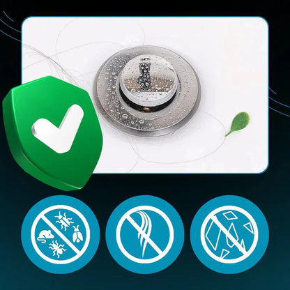 Pop-Up Sink Stopper for Odor Control and Isolation