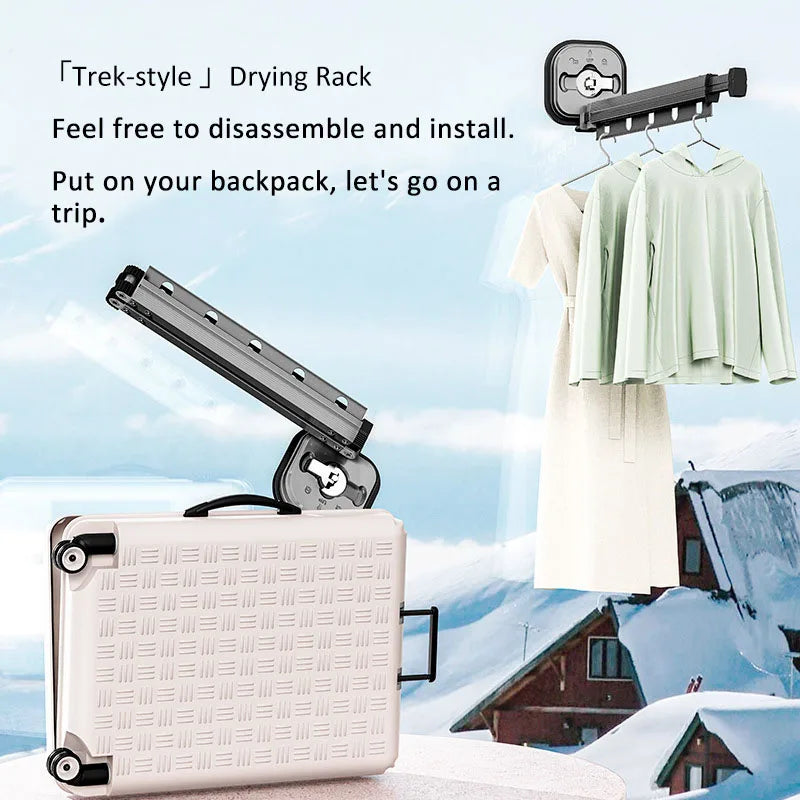 Easy Assembly Clothes Drying Rack - SpaceSaver Design
