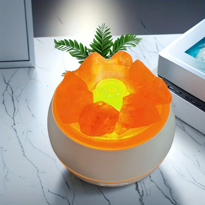 Essential Oil Diffuser with 3-in-1 Salt Lamp Functionality