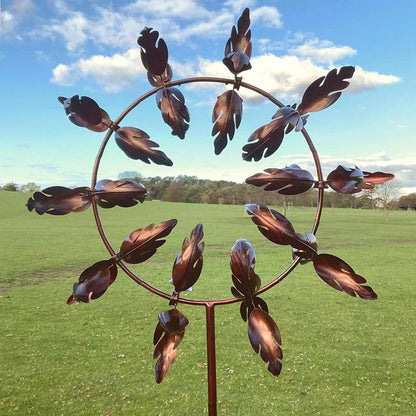 Garden Kinetic Metal Windmill Spinner for Outdoor Decor