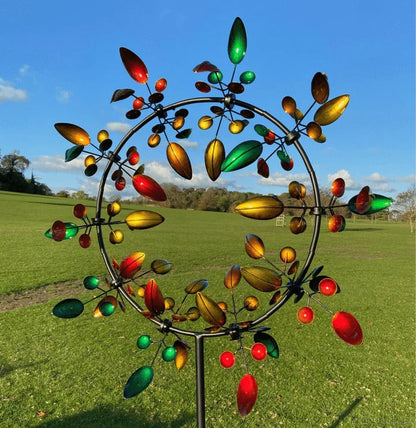 Garden Kinetic Metal Windmill Spinner for Outdoor Decor