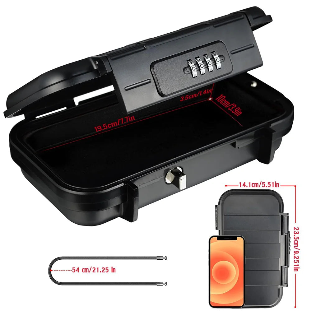 Waterproof Travel Case for Secure Storage of Valuables