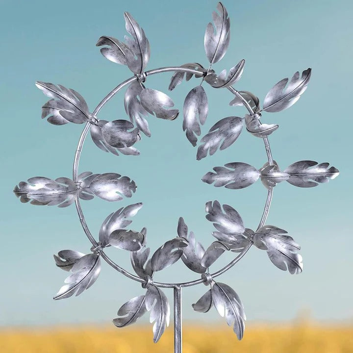 Garden Kinetic Metal Windmill Spinner for Outdoor Decor