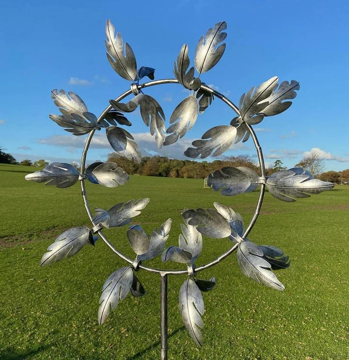 Garden Kinetic Metal Windmill Spinner for Outdoor Decor