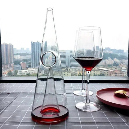 Double Pyramid Water Decanter