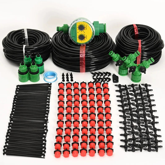 Automatic Timer Drip Irrigation System for Efficient Watering